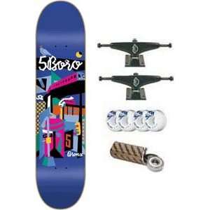 5Boro Skateboard: Modern Art Bronx   8.25 w/Mini Logo 