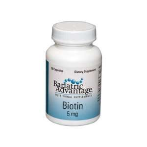    Bariatric Advantage Biotin 5mg, 90 Capsules