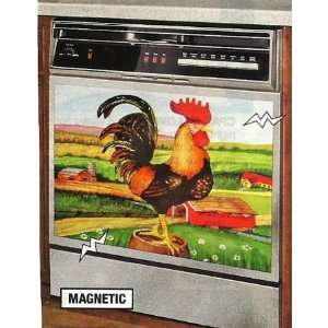  DECORATIVE ROOSTER APPLIANCE MAGNET   LARGE (26 X 23 