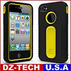Black Yellow Duo Shield Double Layer Hard Case Gel Cover For Apple 