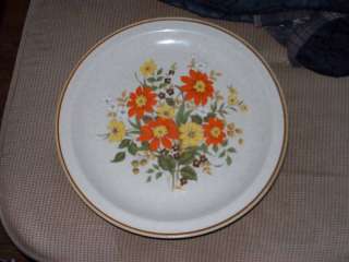 alpine mountain brook gardens dinner plate stoneware  