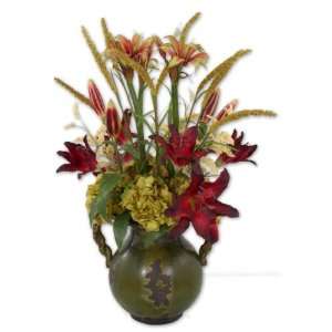  Uttermost Daylilies In Tuscan Urn