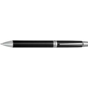   Ball Point Pen, Black Metal, Medium Point (60660): Office Products