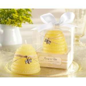 Meant to Bee Honey Scented Beehive Candle Set Set of 4 K20103NA 