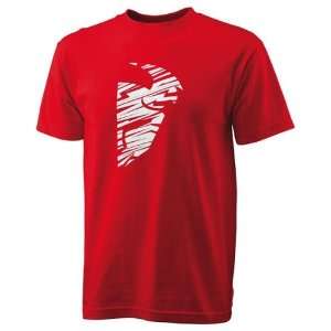   Shattered Short Sleeve T Shirt, Red, Size XL 3030 6248 Automotive