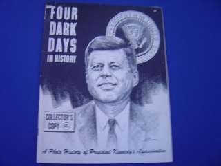 Photo Pres.J. F. Kennedys Assassination 1963 Book Four Dark Days in 