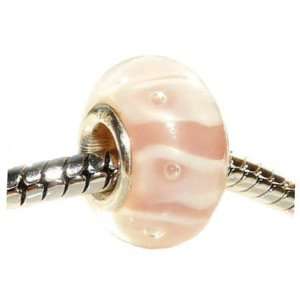  Hidden Gems (S228) Sterling Silver Single Core Glass Bead 