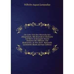  Landwirthe Bearb (German Edition) Wilhelm August Lampadius Books