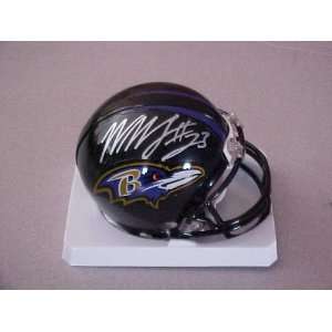 Willis McGahee Hand Signed Autographed Baltimore Ravens Riddell 