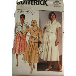  Butterick 6649 Pattern Misses Top and Skirt Size 6,8,10 