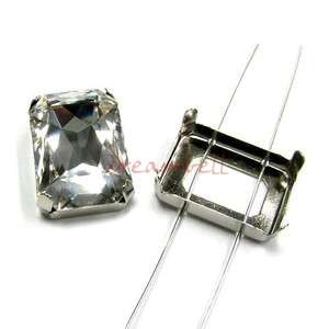 4x Swarovski Crystal 4627 4 Hole Sew On Setting 27mm  