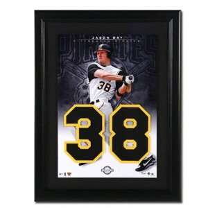  Jason Bay Pittsburgh Pirates Unsigned Jersey Numbers Piece 