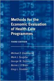 Methods for the Economic Evaluation of Health Care Programmes 