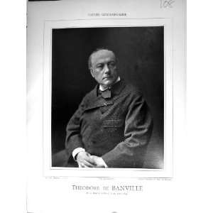   Contemporaine 1880 Baschet Theodore Banville Autograph