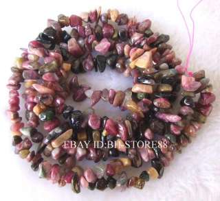15mm Natural Tourmalin Chips Seed Beads 35  
