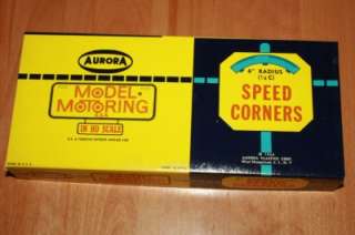 AURORA MM 1598 6 RADIUS 1/4 SPEED CORNERS SET OF 4 NOS  