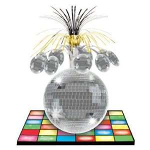  Disco Ball Centerpiece Party Accessory (1 count) (1/Pkg 