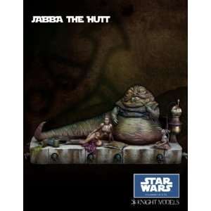    Star Wars Premium Miniatures: Jabba The Hutt (72mm): Toys & Games
