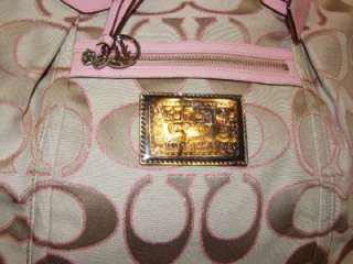   Signature Lurex Glam Tote Handbag Purse 16289 Sweetheart Pink  