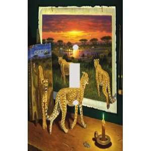  Cheetahs Outward Bound Decorative Switchplate Cover: Home 