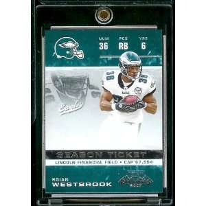  2007 Playoff Contenders # 75 Brian Westbrook 