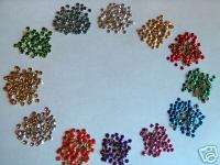 1728 VARIETY NAILHEADS Appliques Iron On Hot Fix 3MM  
