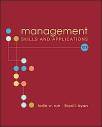 Management Skills and Applications by Leslie W. Rue and Lloyd L. Byars 