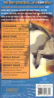 Dagger Wolly Bully Money Bags ++ 2002 BULL RIDING VHS  
