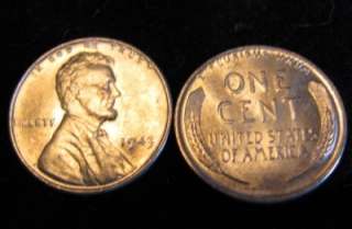 GEM BU white 1943 Lincoln Cent   