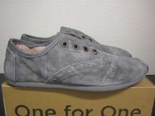 Toms Womens Ash Maudie Cordones BNIB sz 5 10 $80  