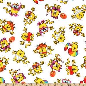   Wow Wubbzy Dress Up White Fabric By The Yard: Arts, Crafts & Sewing