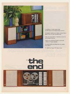 1967 Ampex 985 Music Center Stereo System Print Ad  