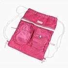 Reebok RBK Drawstring 3 Pocket Backpack Bag Pink / Blue 674151211648 