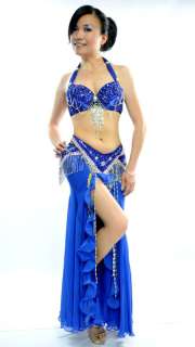 hight quality belly dance cost​ume 2 pics cost​ume 36B/C bra&belt 