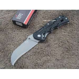  enlan bee el03 b half serrated 8cr13mov blade black g10 