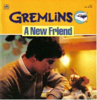 Gremlins Movie A New Friend Golden Storybook, 1984 NEW  