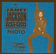 JANET JACKSON 1990 TOUR BLUE PHOTO PASS  