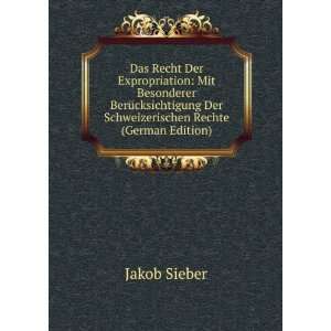   Rechte (German Edition): Jakob Sieber:  Books