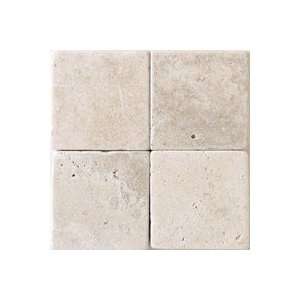  Tumbled Natural Stone 1 Field Tile Baja Cream 6x6in: Home 