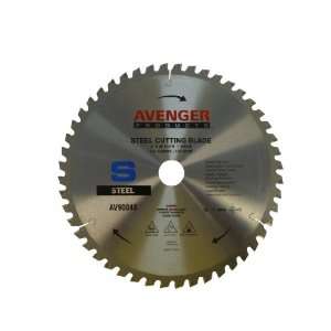 Avenger AV 90048 Steel Cutting Saw Blade, 9 inch by 48 tooth,1 inch 
