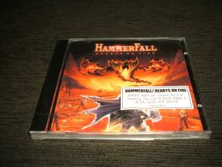 Hammerfall   Hearts On Fire +3B +1VIDEO TRACK KOREA CD *SEALED* RARE 