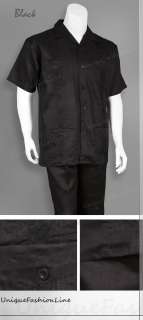   Moda Summer / Spring Mens Casual Linen Walking Suit Set 2812  
