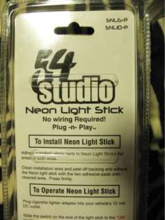 NIB Studio 54 Neon Light Stick Steady or Beats to Music  