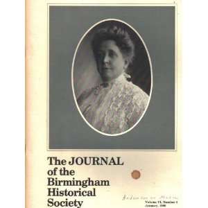 The Journal of the Birmingham Historical Society January 1980 