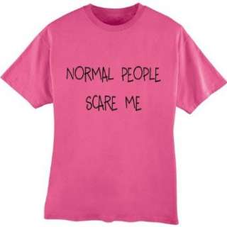    Normal People Scare Me. Funny Goth Bad Boy T shirt Clothing
