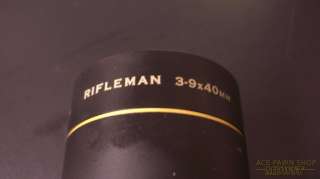 LEUPOLD Rifleman 3 9x40mm Variable Power Rifle Scope ~Black Matte ~No 