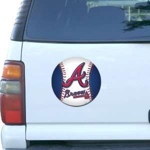  MLB Atlanta Braves 7 3/4 Baseball Team Logo Car Magnet 