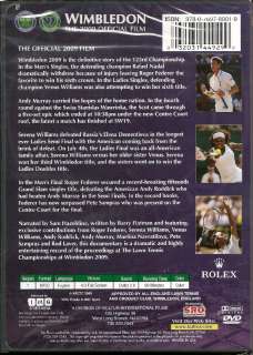 WIMBLEDON The 2009 OFFICIAL FILM Exclusive Footage DVD  