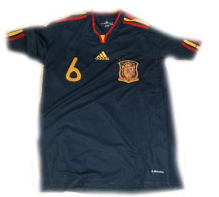 Iniesta signed jersey spain home world cup 2010 barcelona  