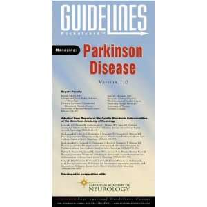 Parkinson Disease GUIDELINES Pocketcard American Academy of Neurology 